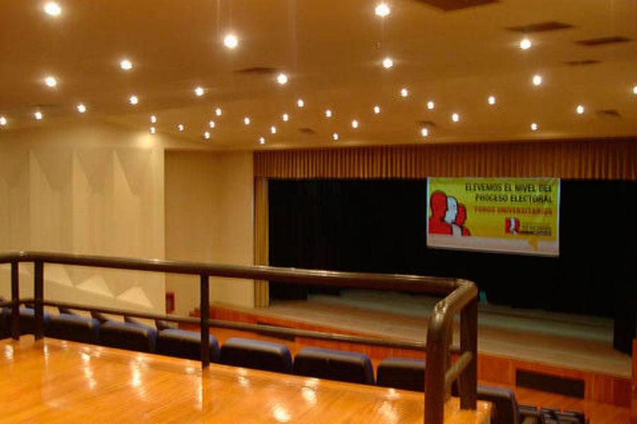 Auditorio Ella Dunbar Temple UNMSM MRUEDA INGENIEROS Infraestructura Teatral Peru